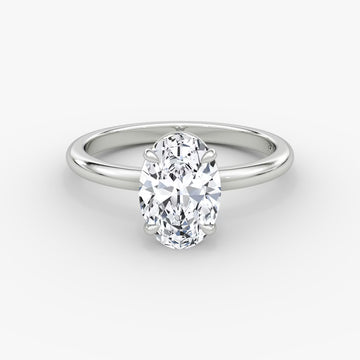 The Signature Oval Yellow Gold Solitaire Engagement Ring