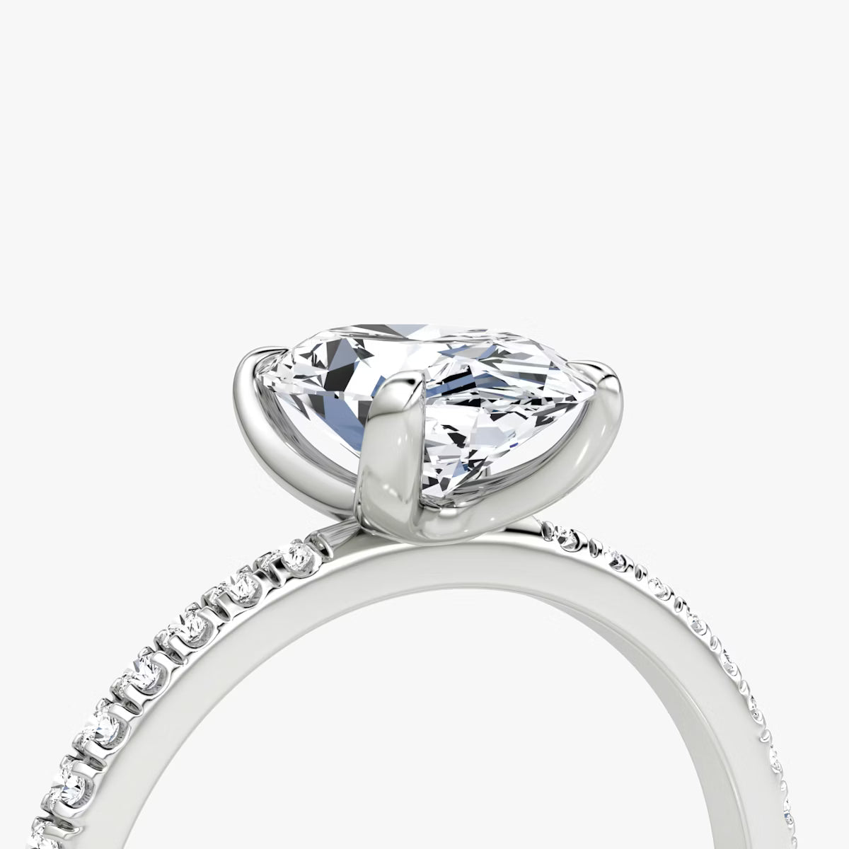The Timeless Oval White Gold Solitaire Engagement Ring