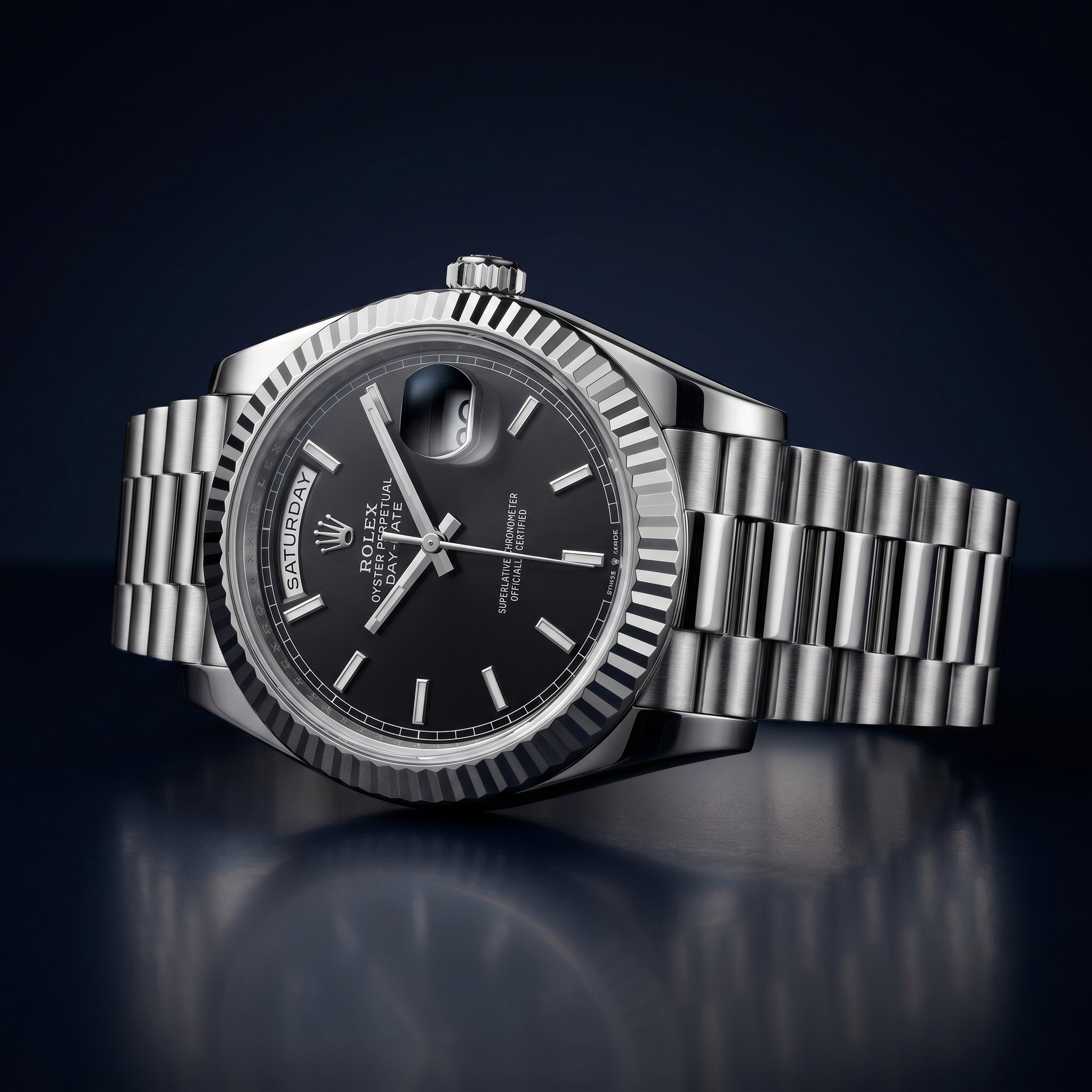 The Oyster Perpetual Day-Date 40 Chronometer