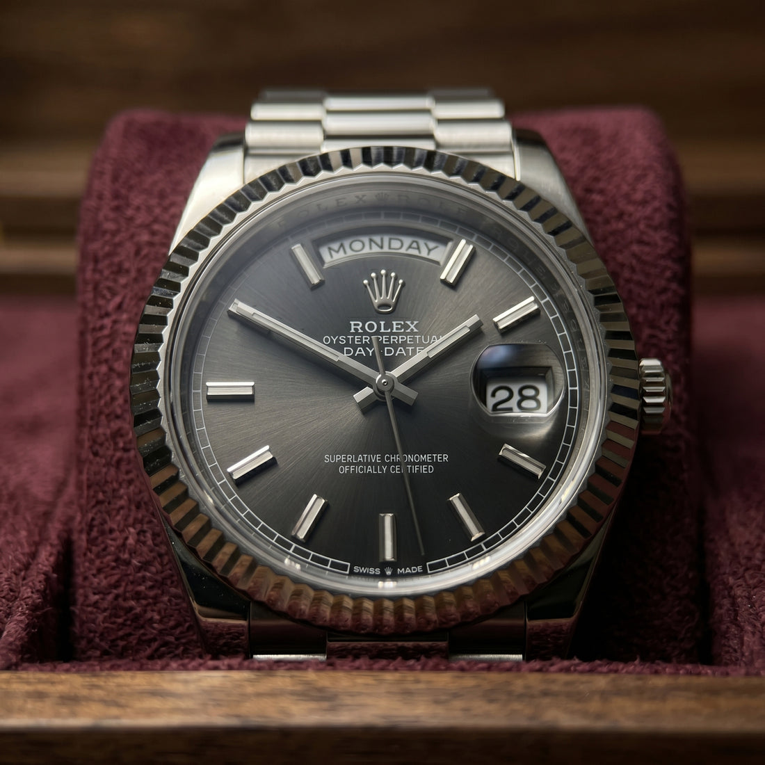 The Oyster Perpetual Day-Date 40 Chronometer