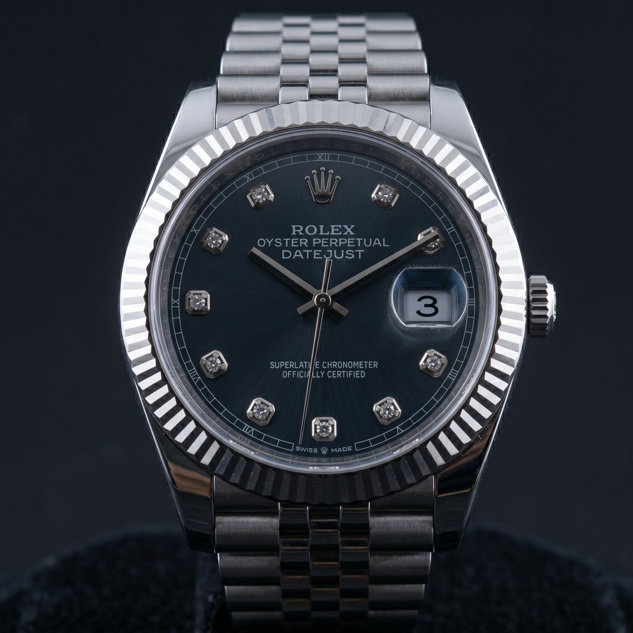 The Datejust Slate Diamond Dial Timepiece