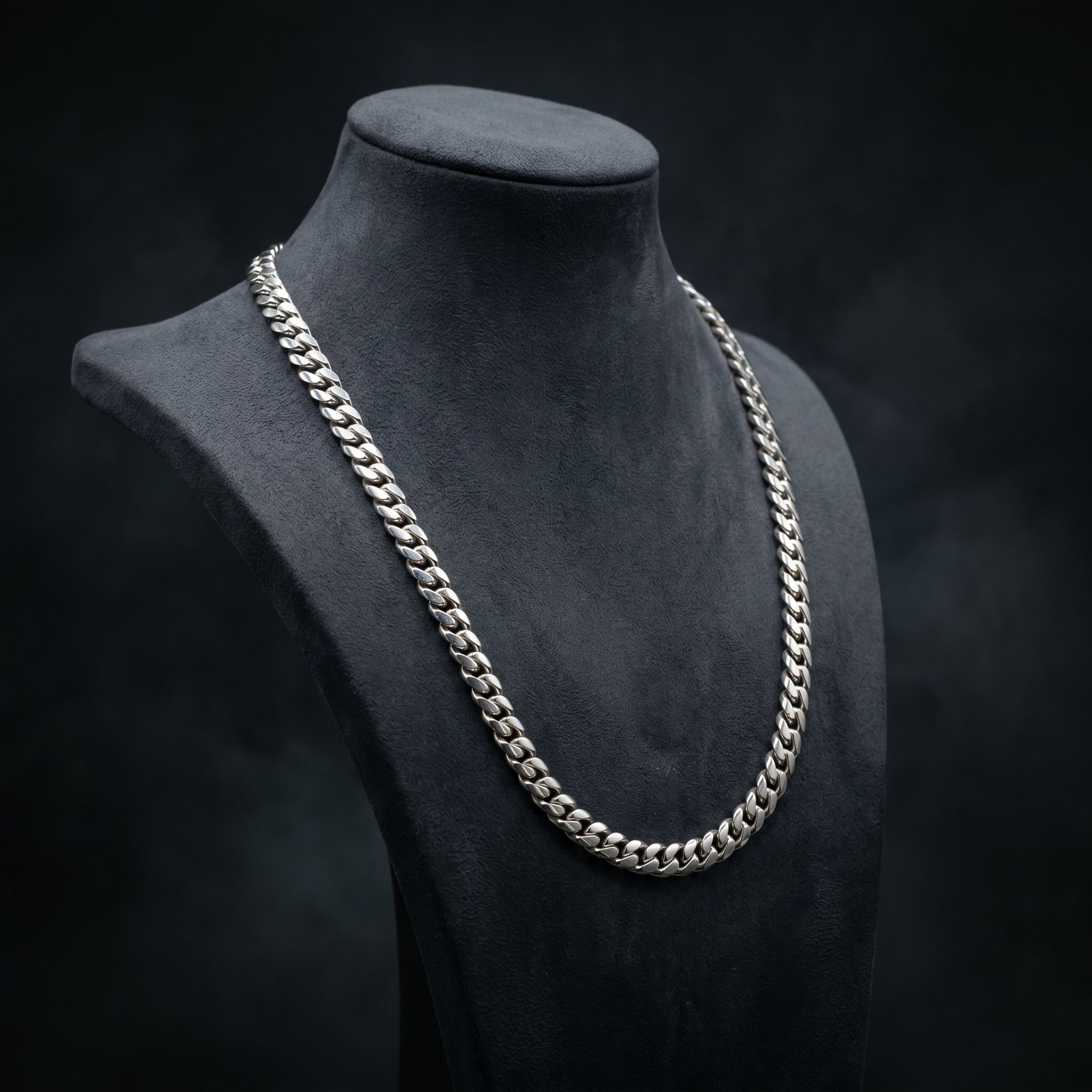 The Sovereign Cuban Link Chain Precision-Beveled Silver Edition (22-Inch)