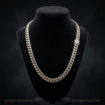 The Sovereign Cuban Link Chain Precision-Beveled Silver Edition (22-Inch)