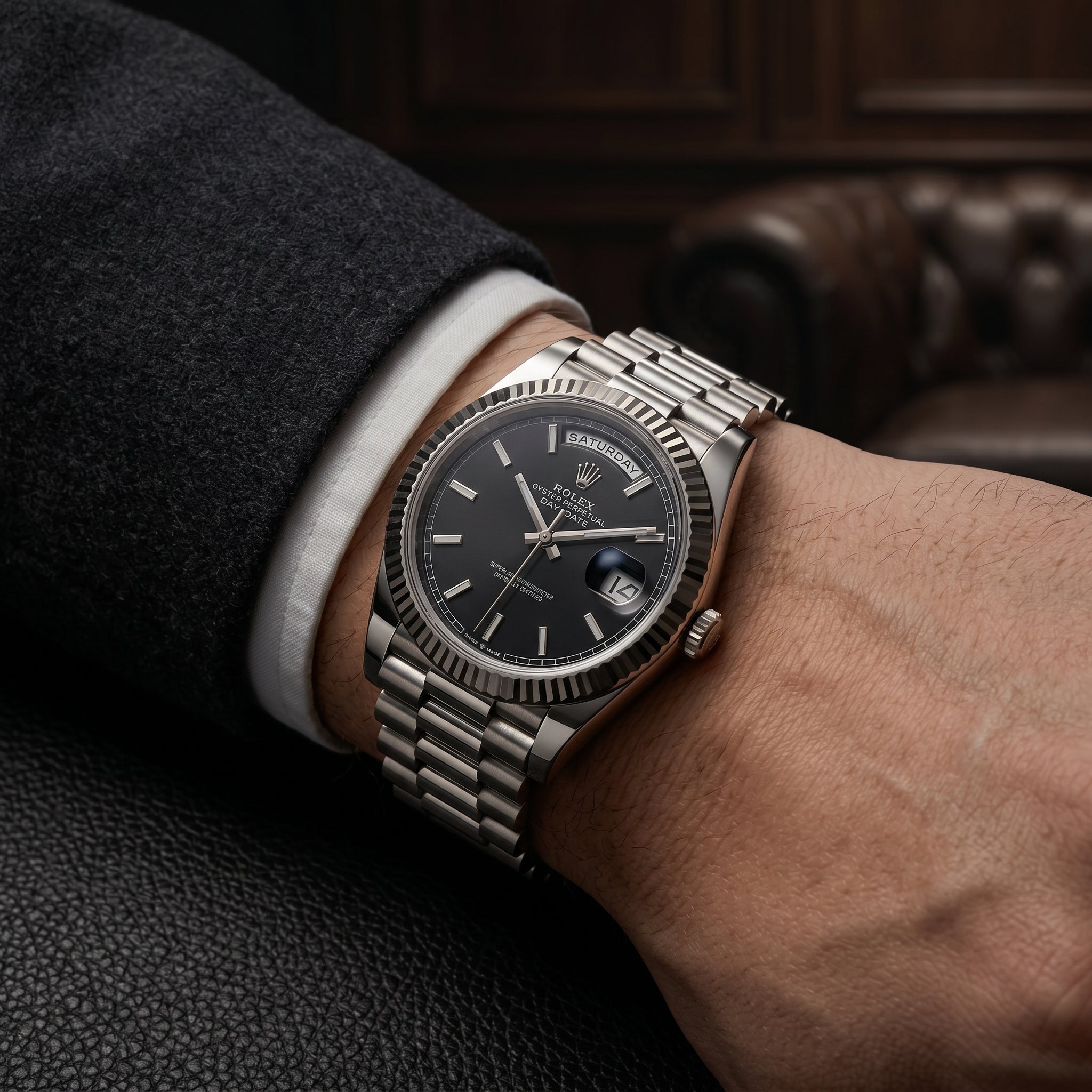 The Oyster Perpetual Day-Date 40 Chronometer