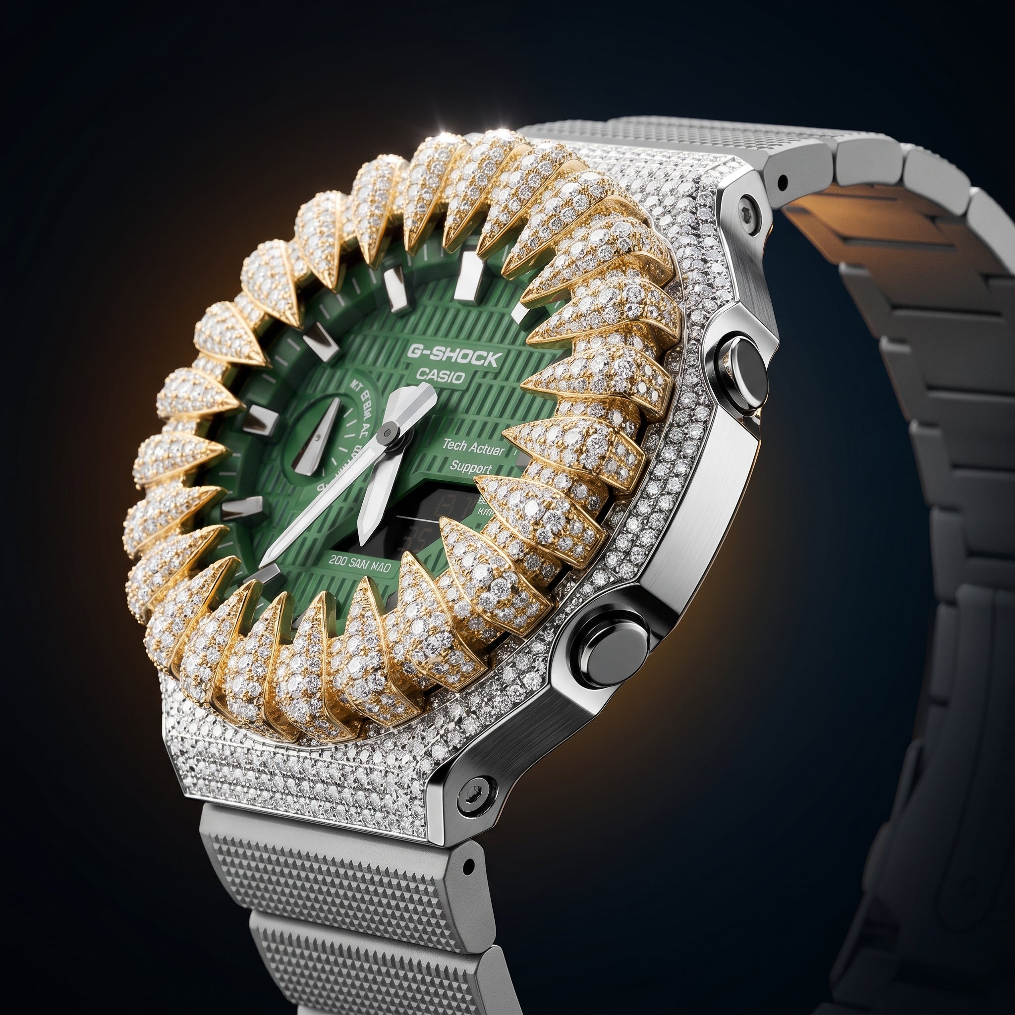 The Custom G-Shock Moissanite Chronograph Collection