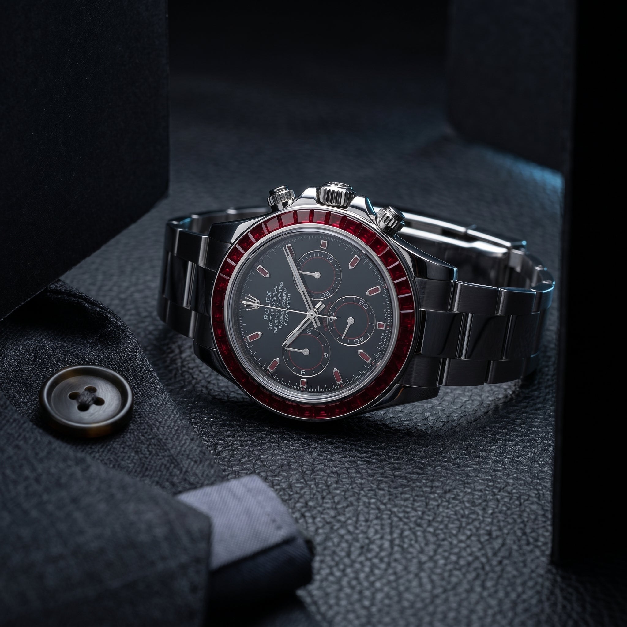 The Chrono Prestige Daytona-Style Timepiece in Stainless Steel