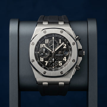 The Vanguard Chronograph Luxury Watch in Brushed Steel