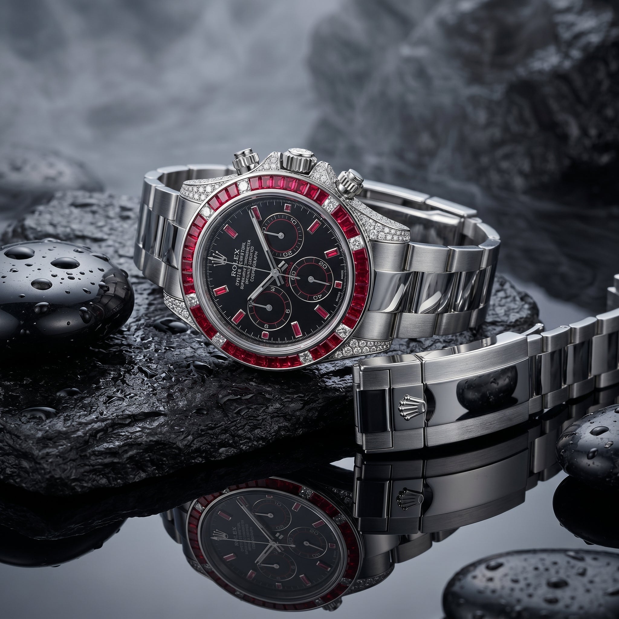 The Chrono Prestige Daytona-Style Timepiece in Stainless Steel