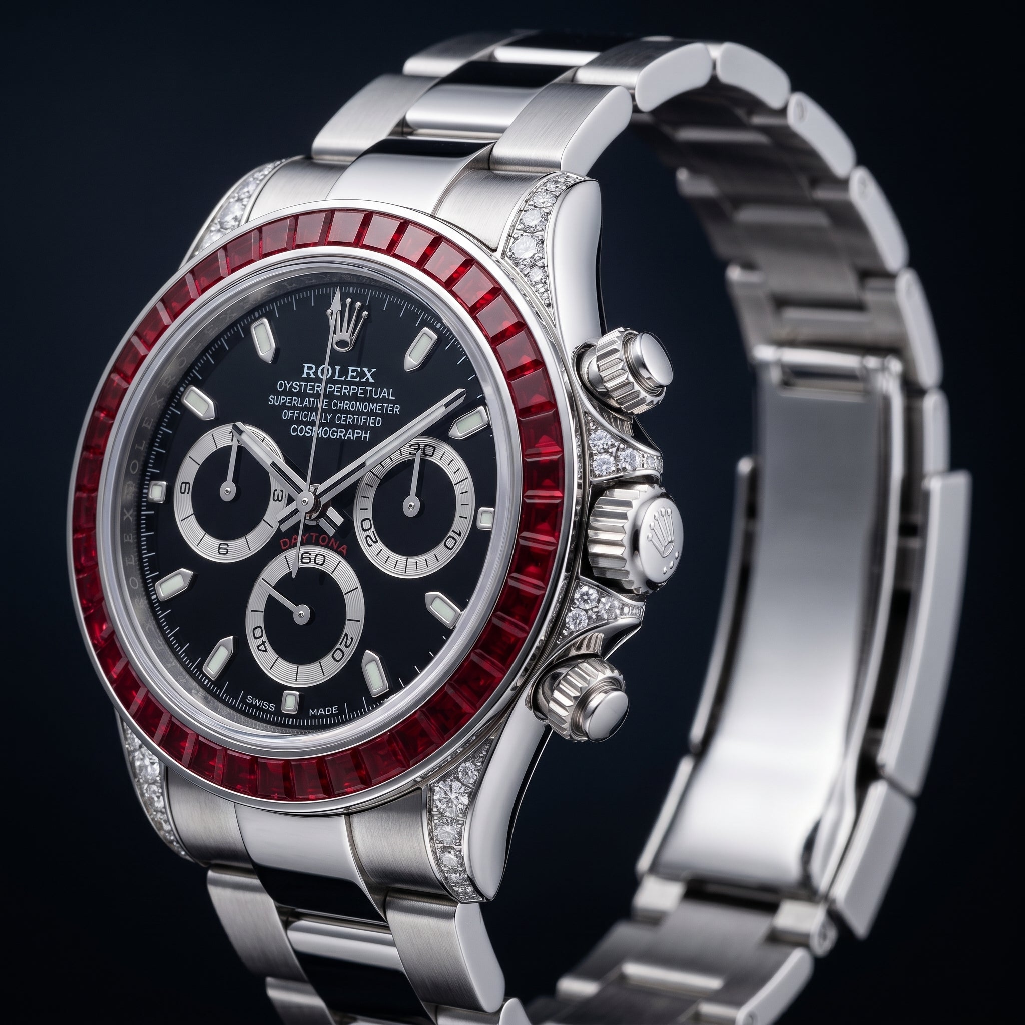 The Chrono Prestige Daytona-Style Timepiece in Stainless Steel