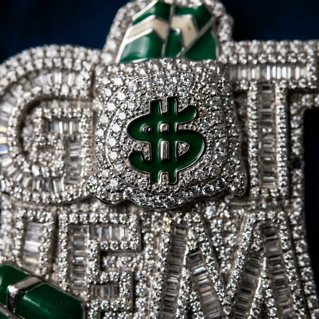 Capital Ice Money Bag Pendant
