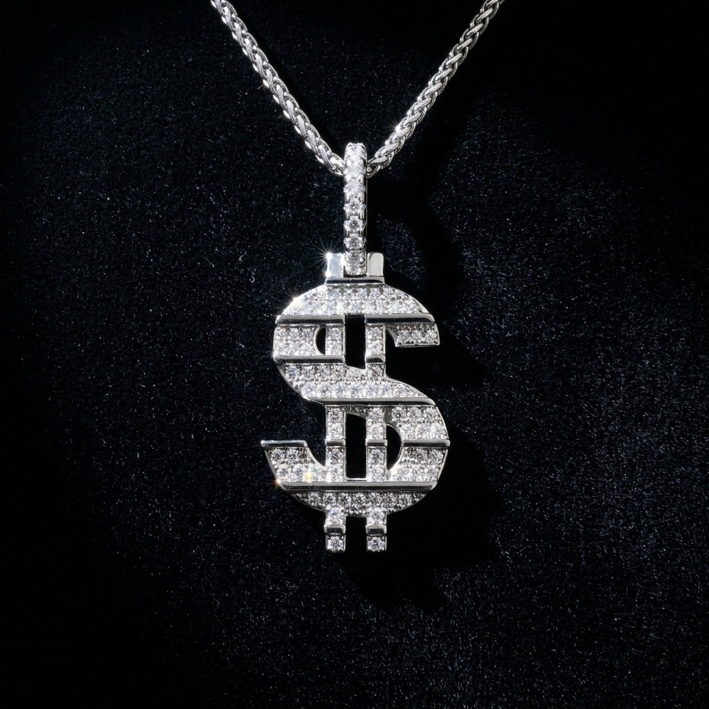 Imperial Fortune Moissanite Dollar Pendant