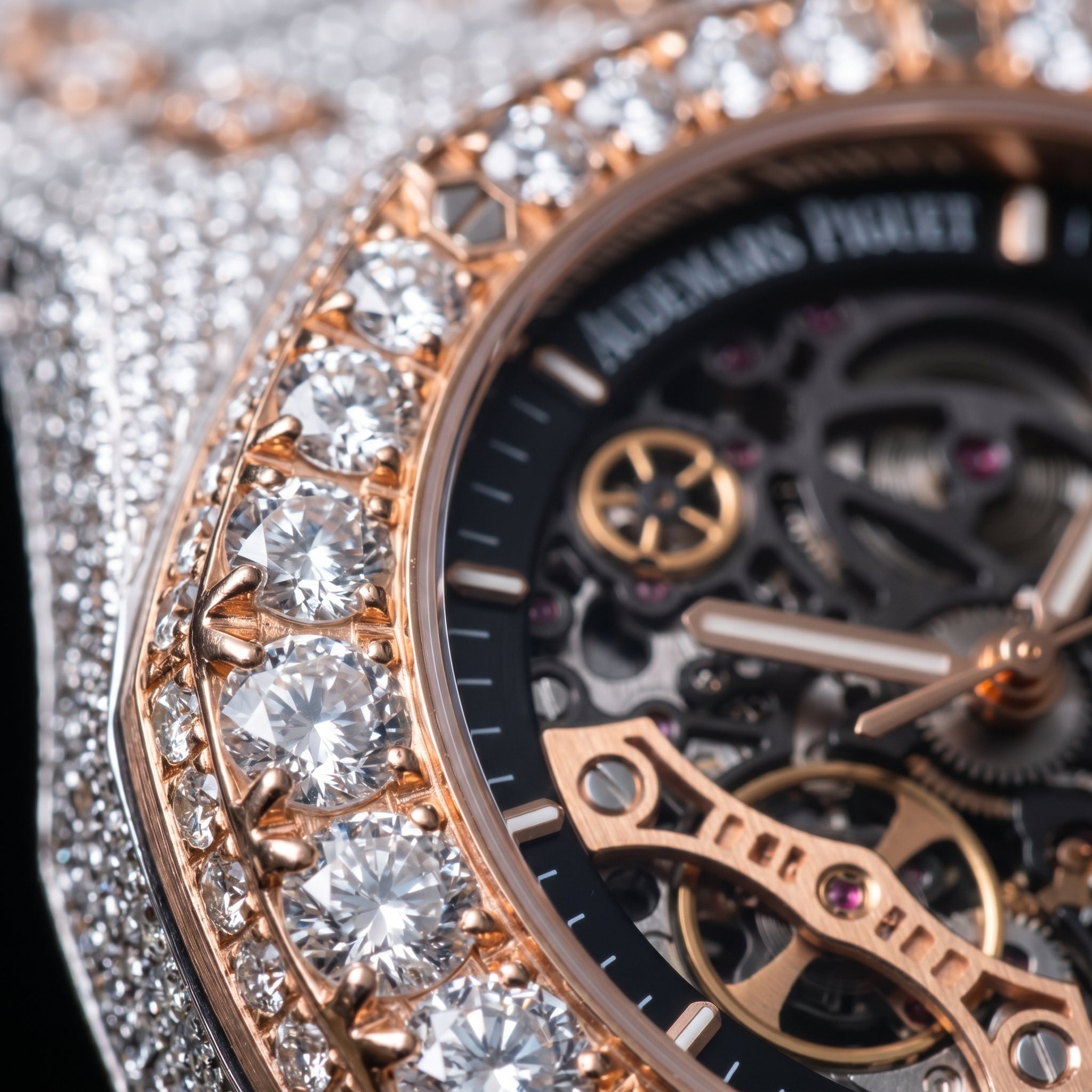 The Sovereign Skeleton "Bustdown" Two-Tone Timepiece