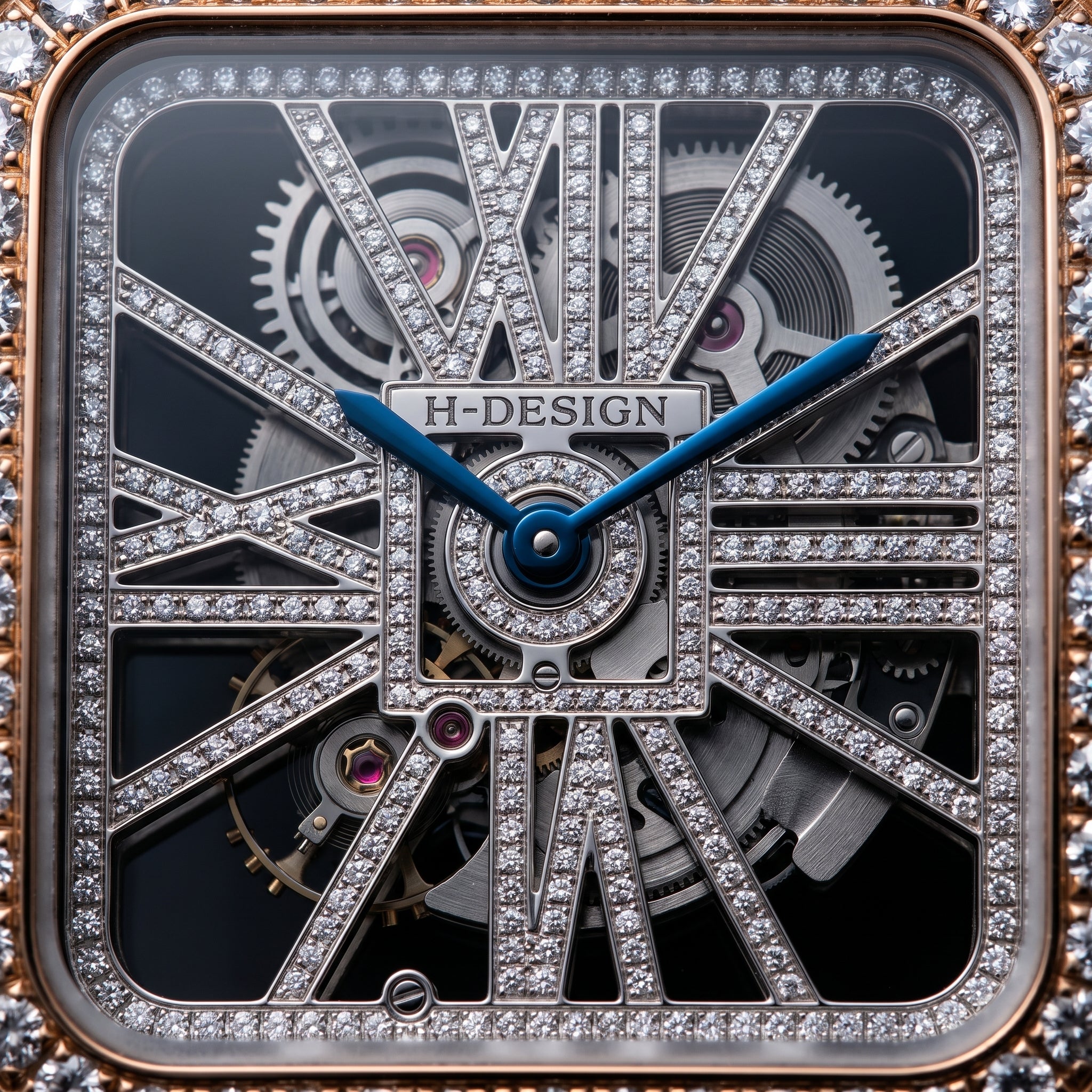 The Santos de Cartier Nocturne Skeleton Timepiece