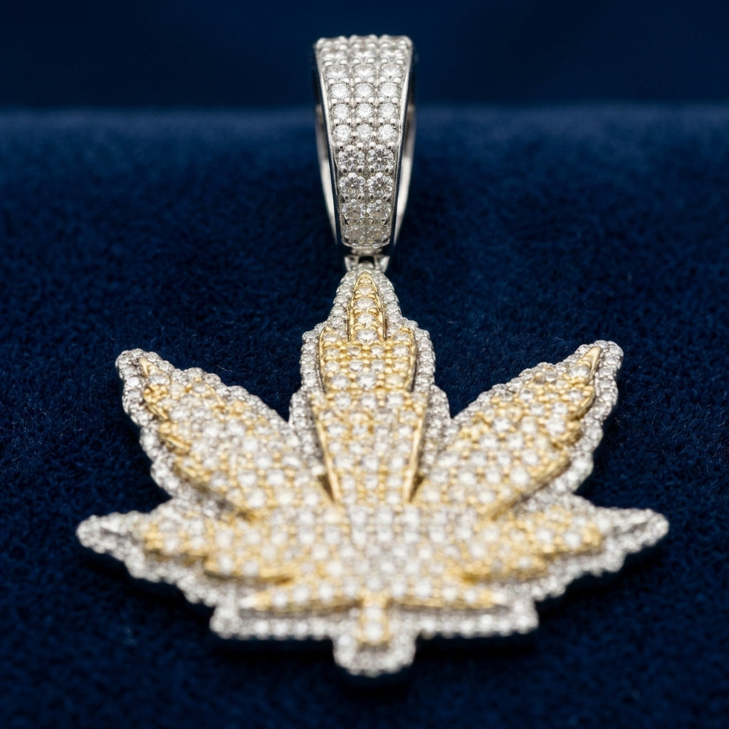 The Imperial Maple Moissanite Pendant
