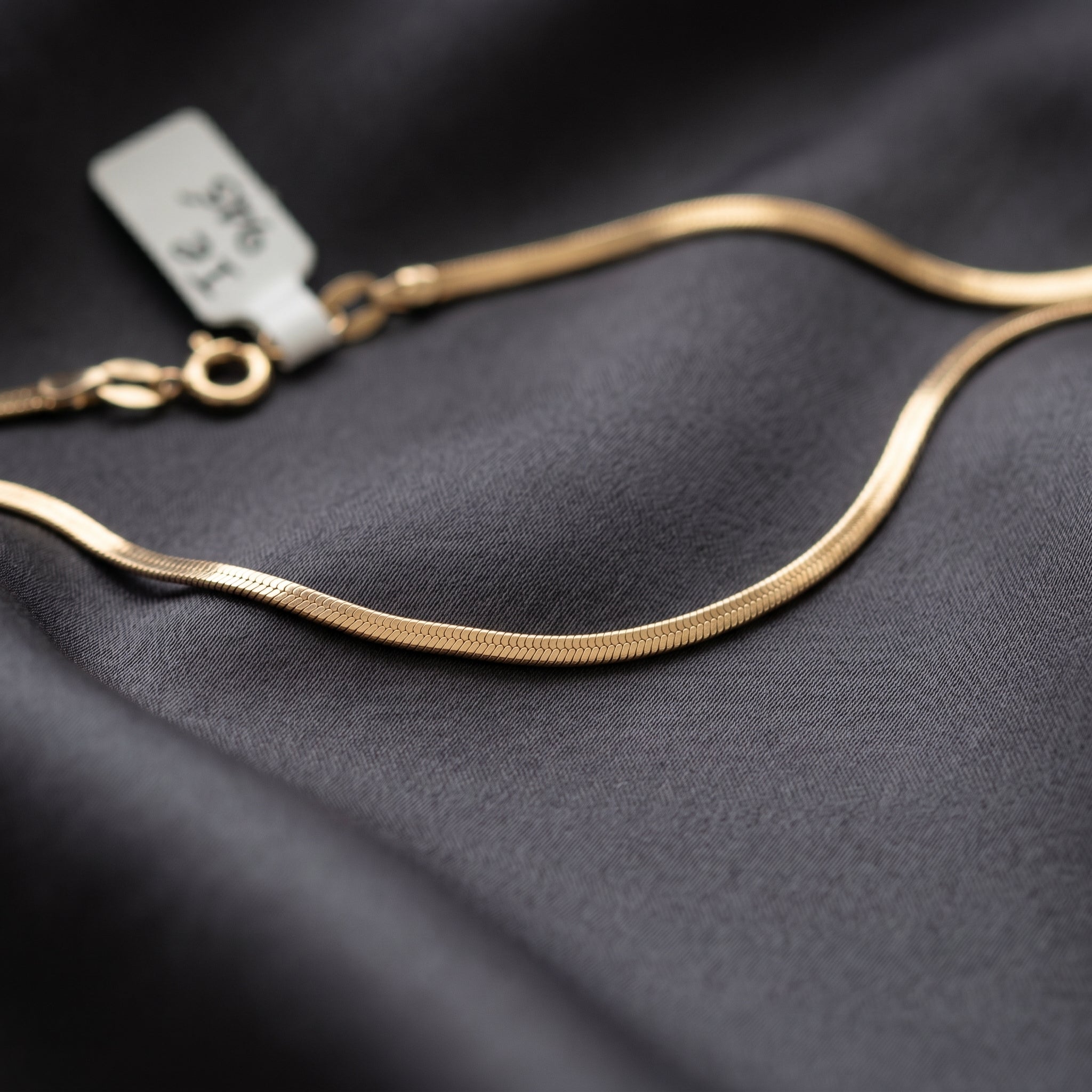 Rhodium-Coated 925 Silver Plain Chain Necklace