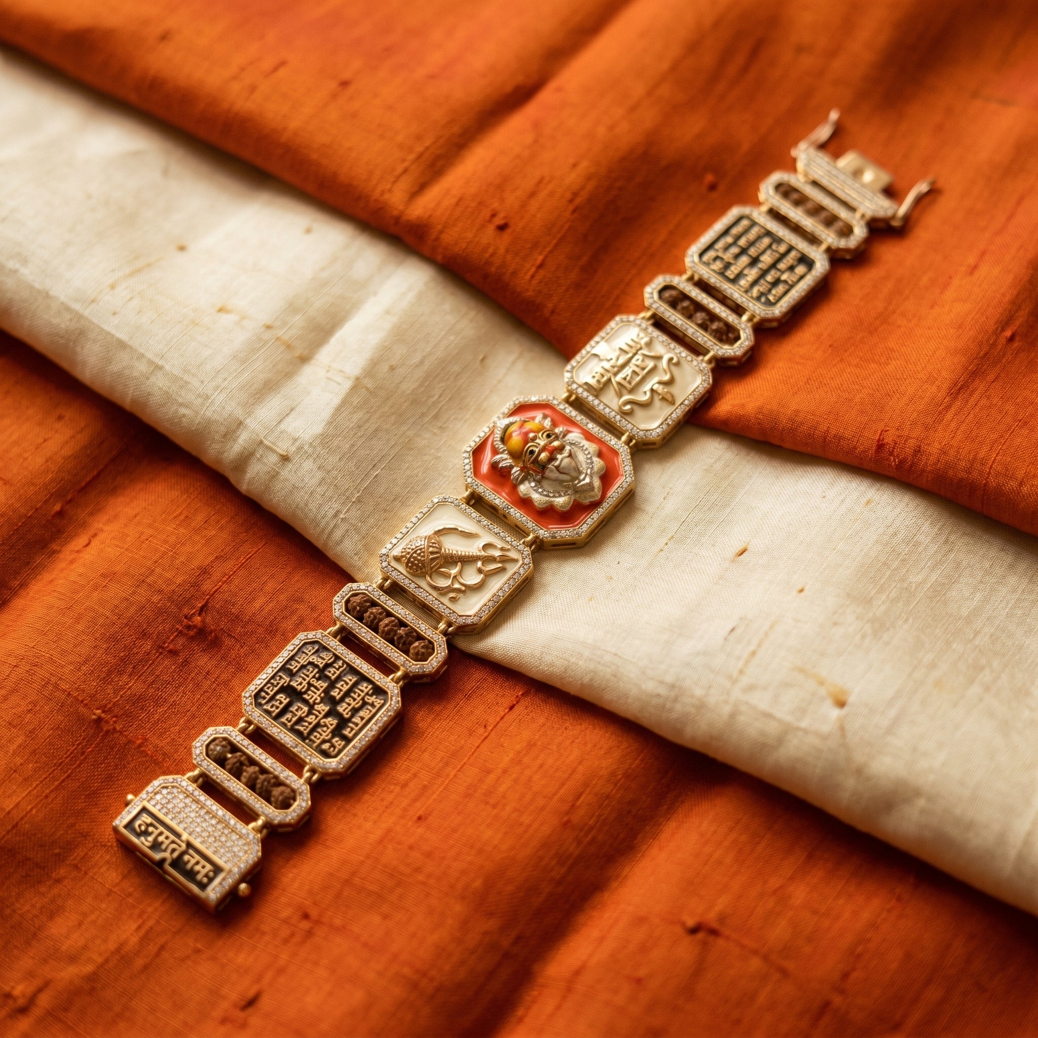 The Lord Hanuman Devotional Heritage Link Bracelet