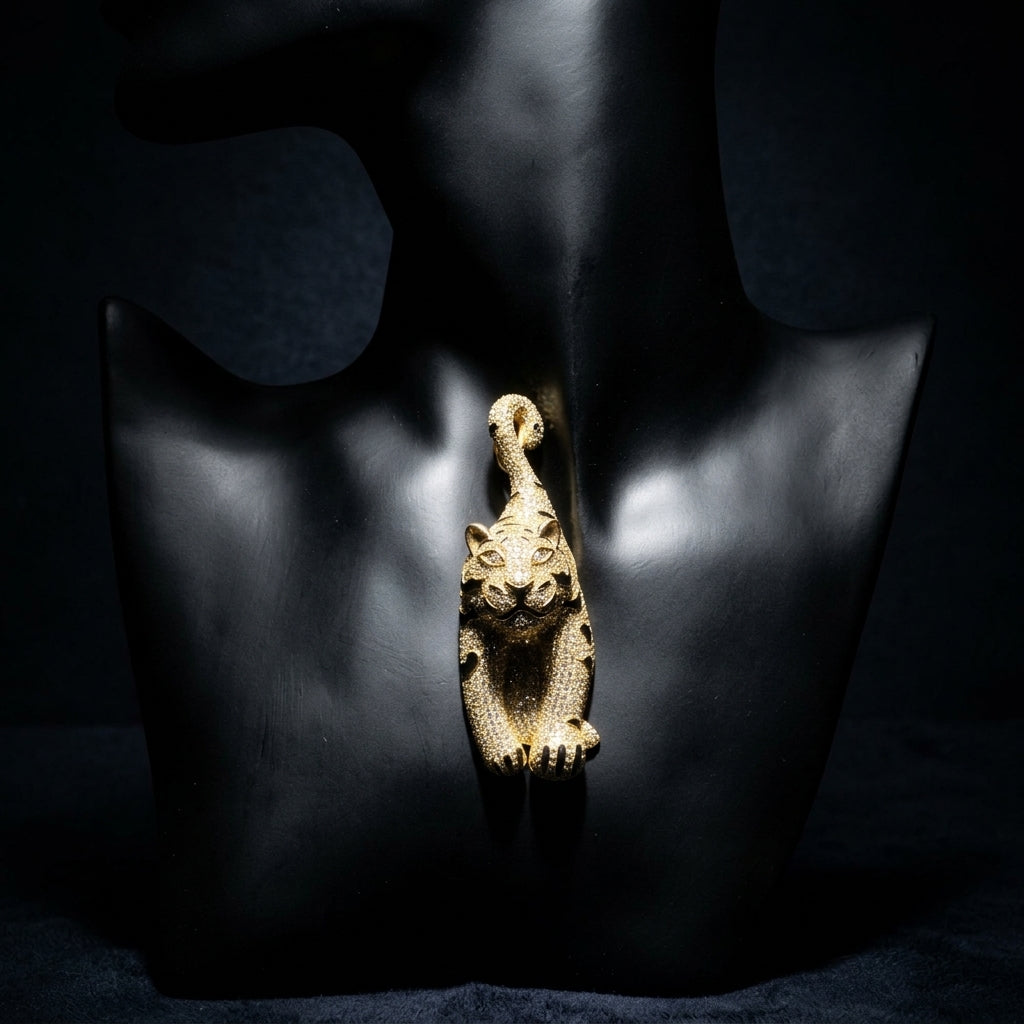 The Majestic Panther Pavé Pendant