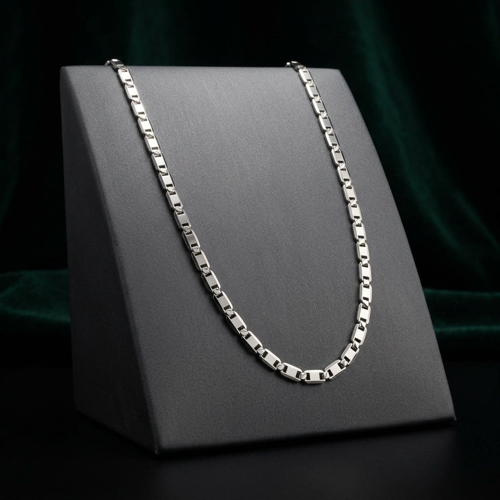 Valerio Platinum Link Chain