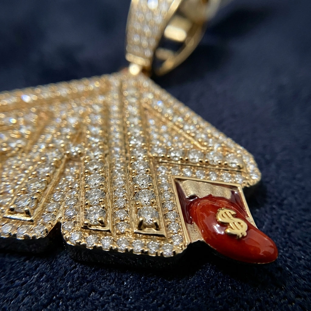Iced Hustle House CZ Pendant