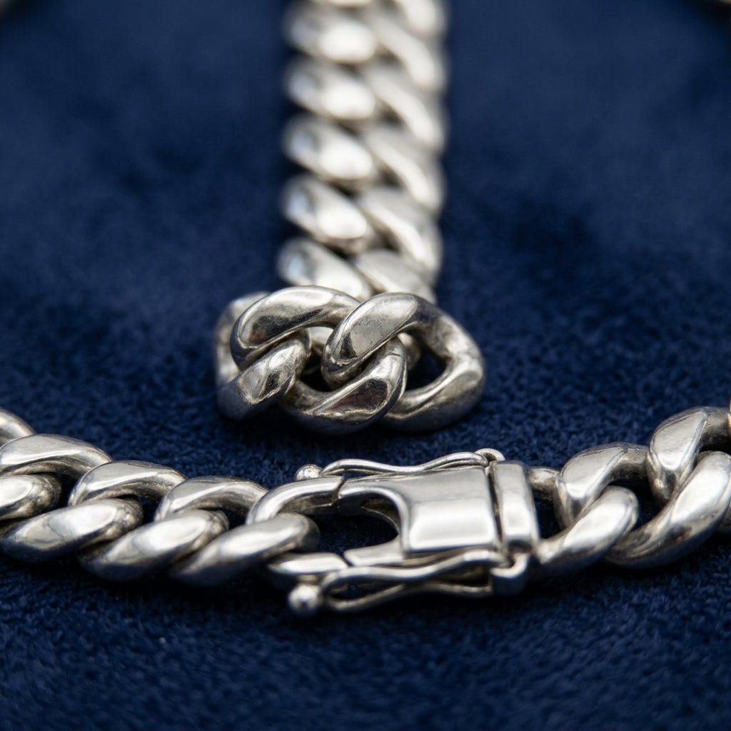 The Signature Polished Cuban Link Bracelet — Solid Paradigm Edition