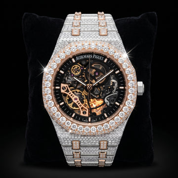 The Sovereign Skeleton "Bustdown" Two-Tone Timepiece