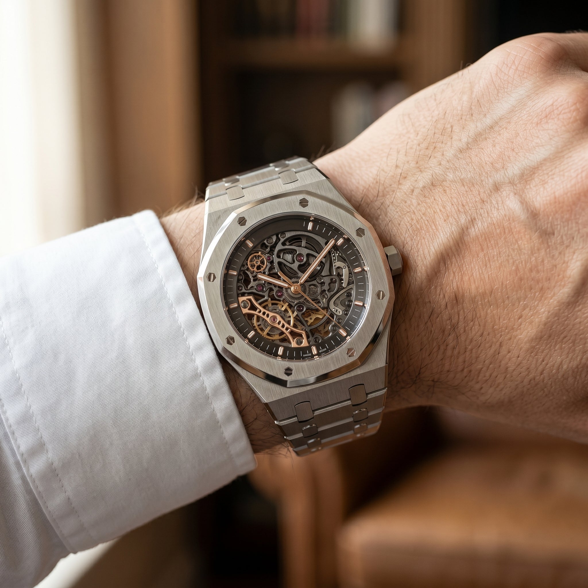 The Imperial Double Balance Wheel Openworked Timepiece — Octagonal Luxury Edition
