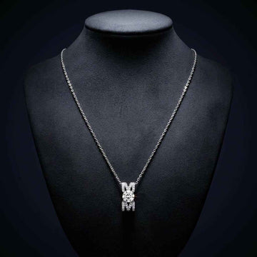 The Initiale Pavé Letter Necklace