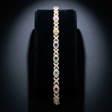 The Kaleidoscope Infinity Link Bracelet