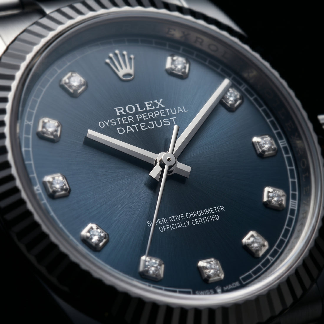 The Datejust Slate Diamond Dial Timepiece