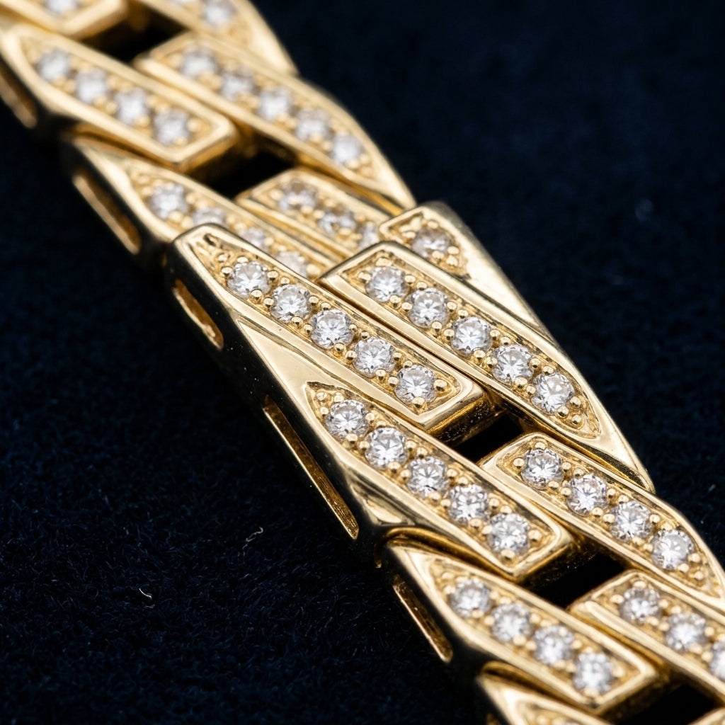 The Sovereign Pavé Link Bracelet
