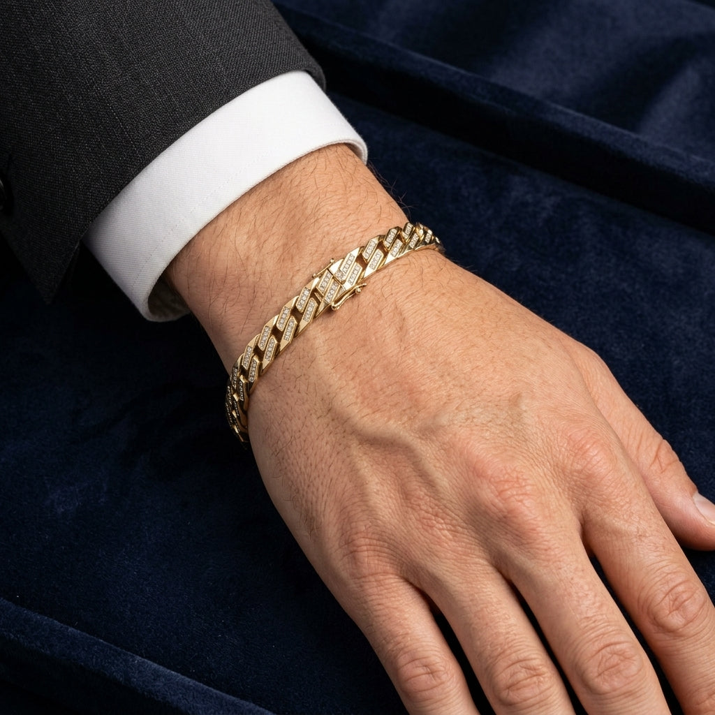 The Sovereign Pavé Link Bracelet
