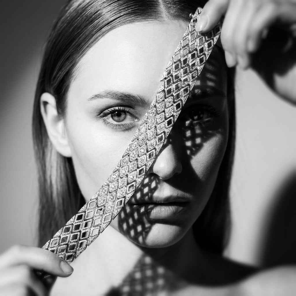 The Prism Lattice Statement Link Bracelet