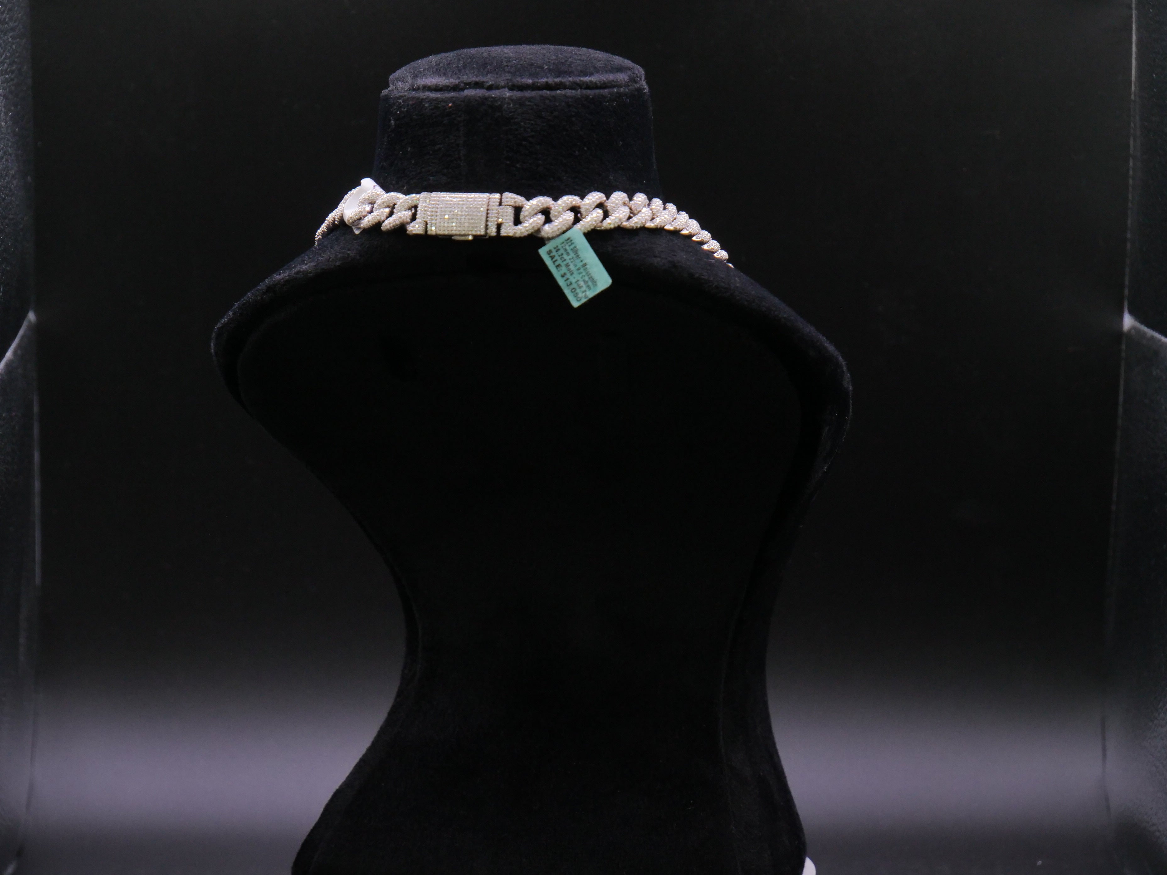 Heavyweight Iced Out Full Pavé Rounded Cuban Link Chain In Gold
