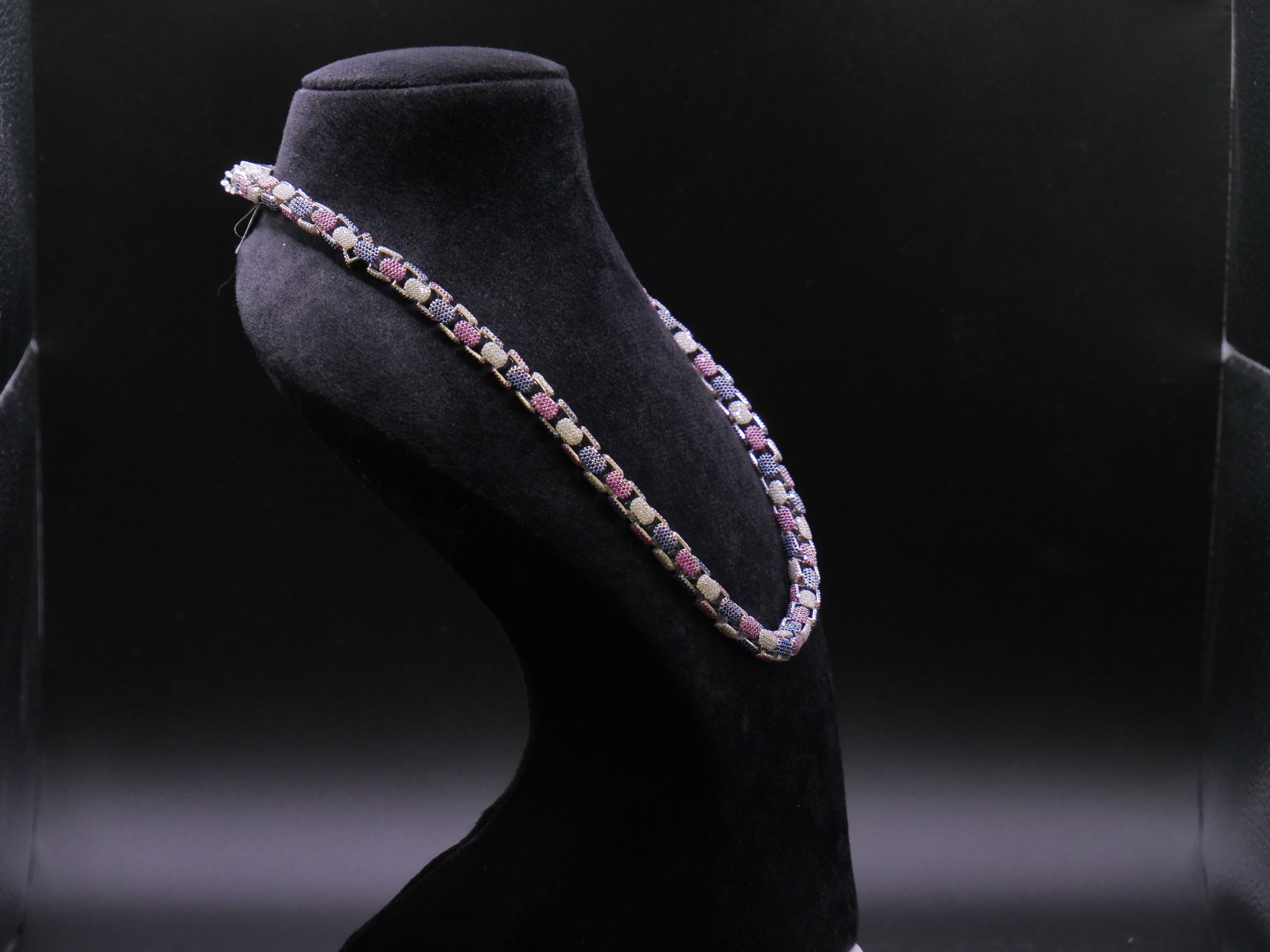 Heavyweight Polished Flat Cuban Link Chain Necklace In Silver