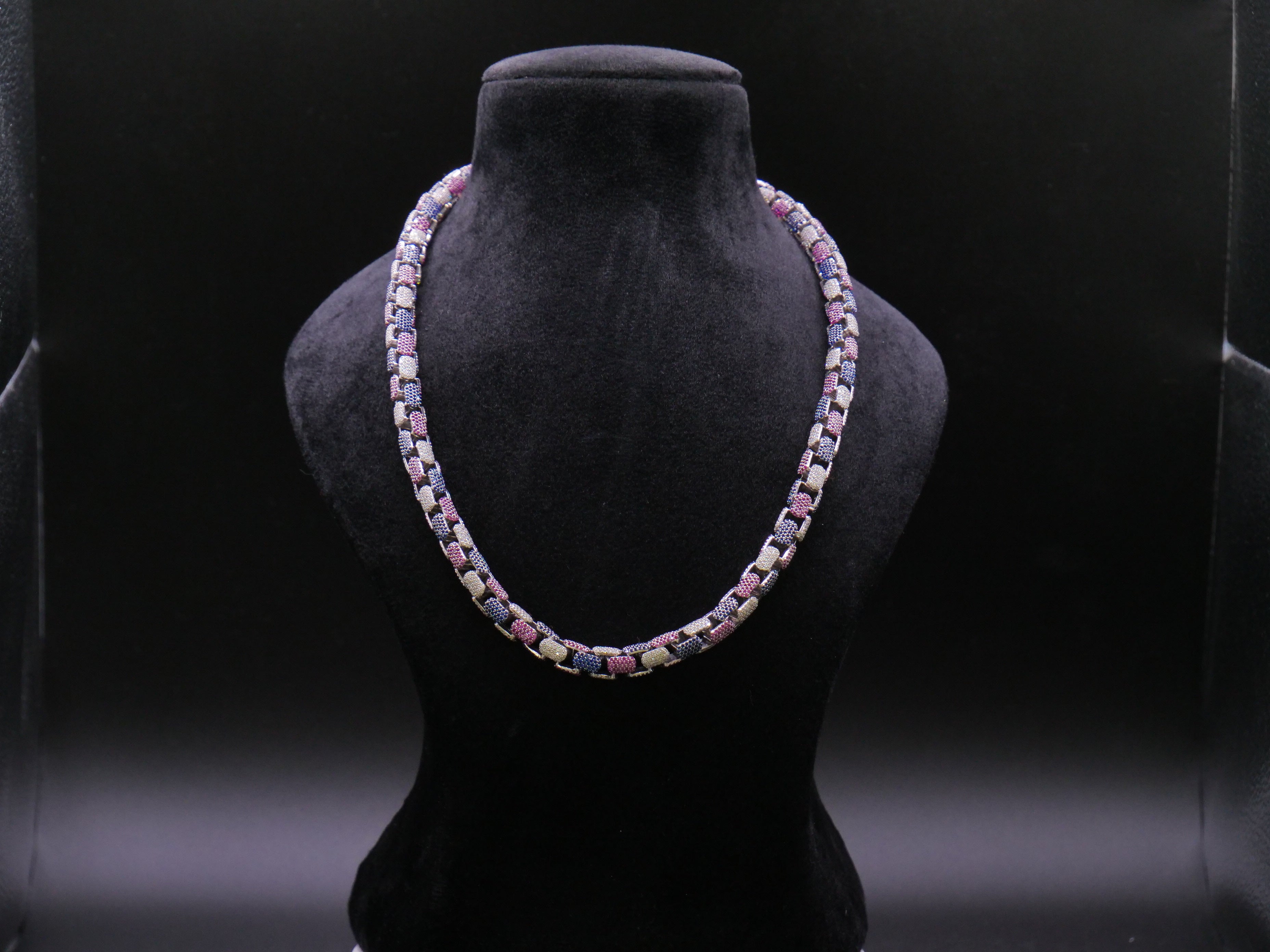 Heavyweight Polished Flat Cuban Link Chain Necklace In Silver