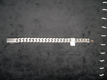 Bold Cuban Curb Link Bracelet In Polished Sterling Silver