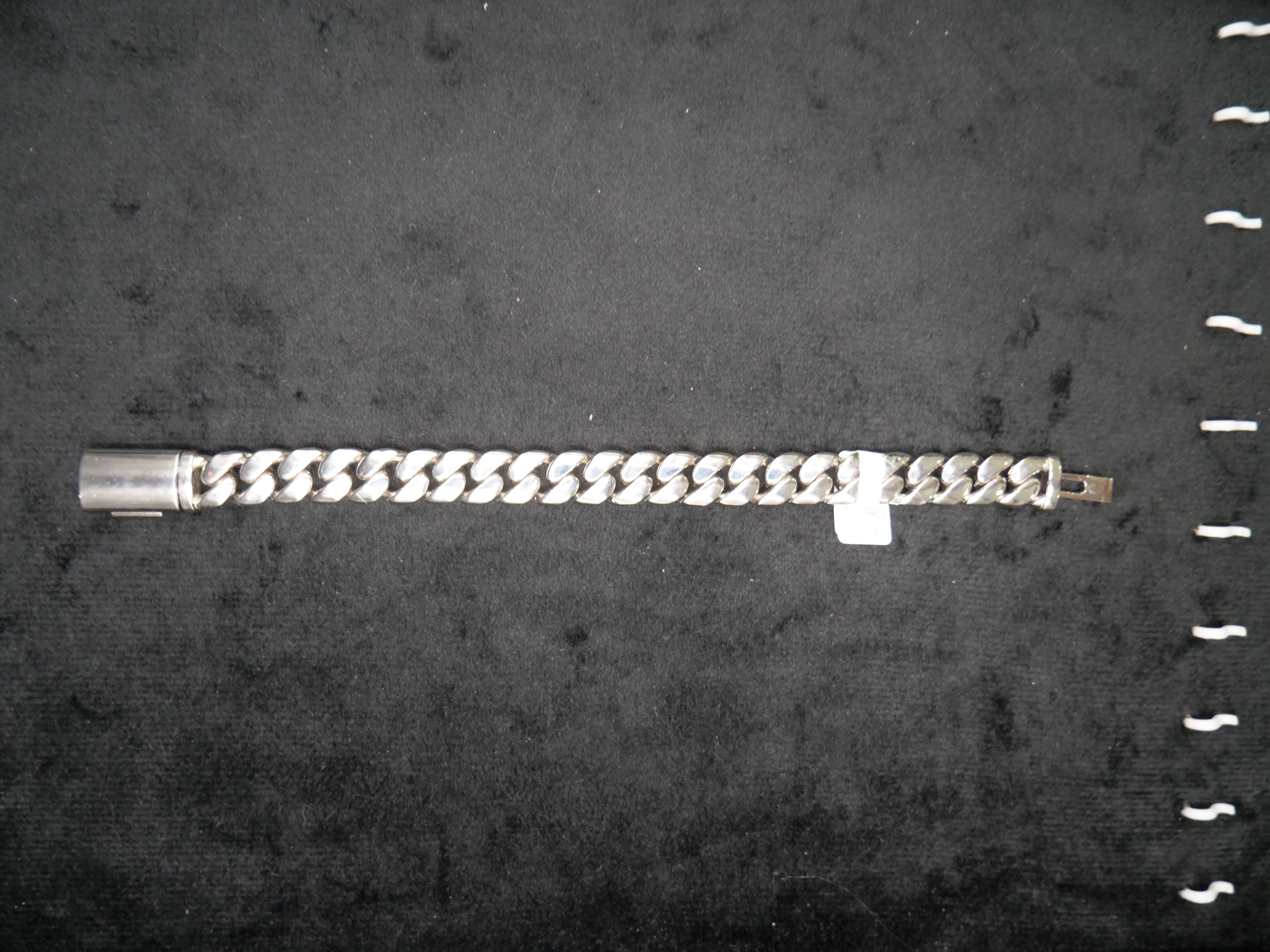 Bold Cuban Curb Link Bracelet In Polished Sterling Silver