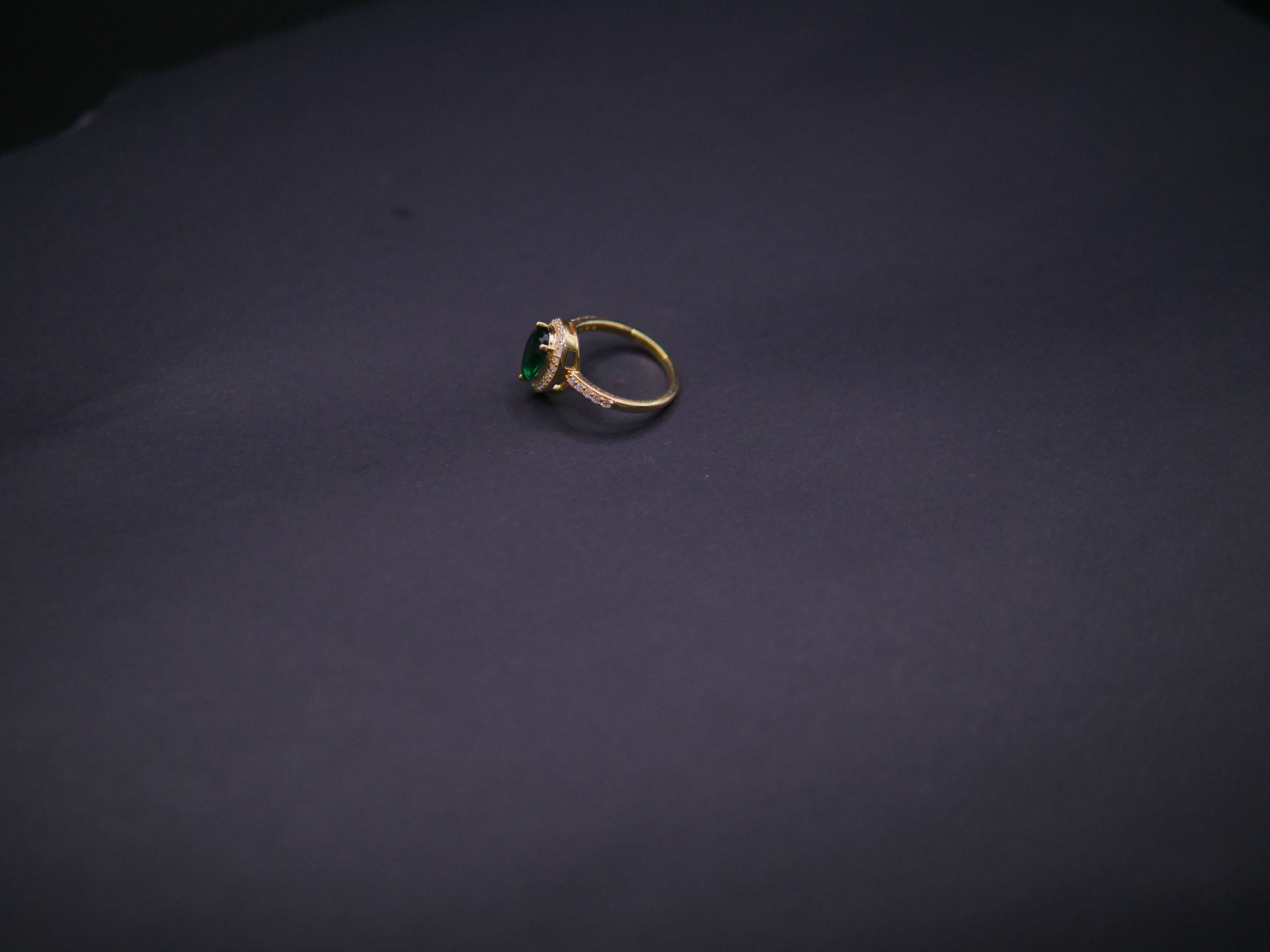Ruby Red Heart-Cut CZ Halo Ring In White Gold