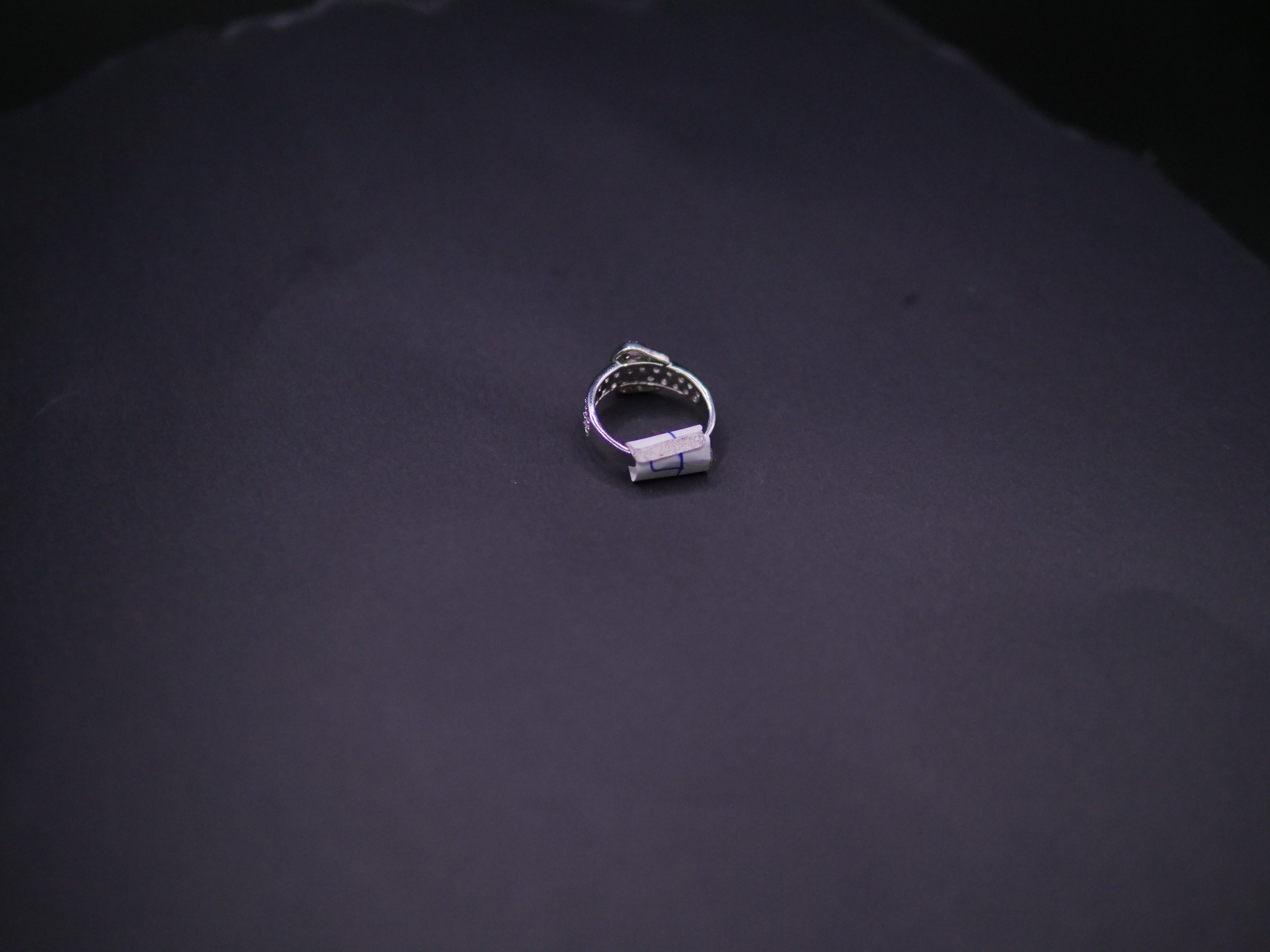 Graduated Round-Cut Diamond Band Ring In White Gold