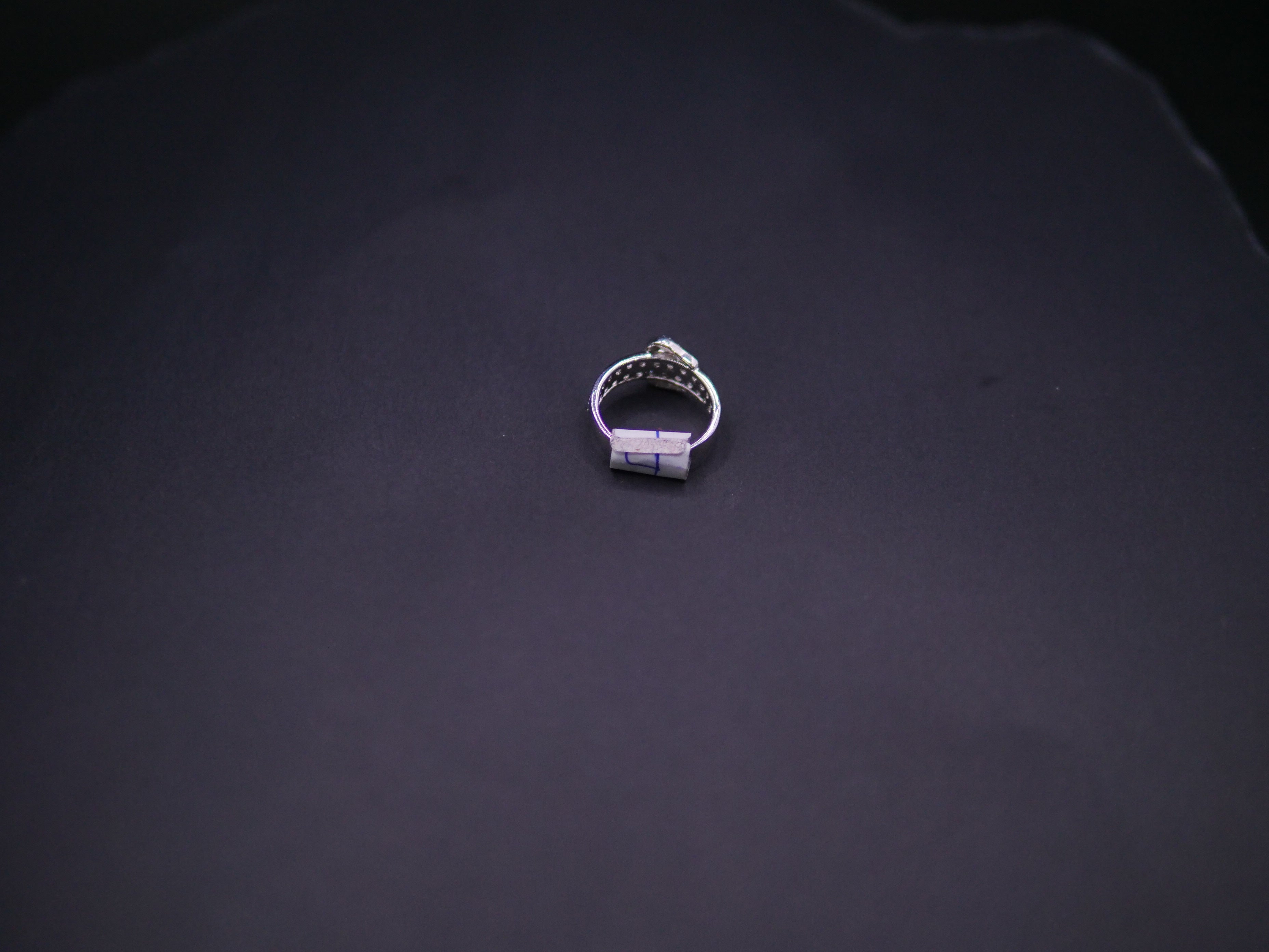 Graduated Round-Cut Diamond Band Ring In White Gold