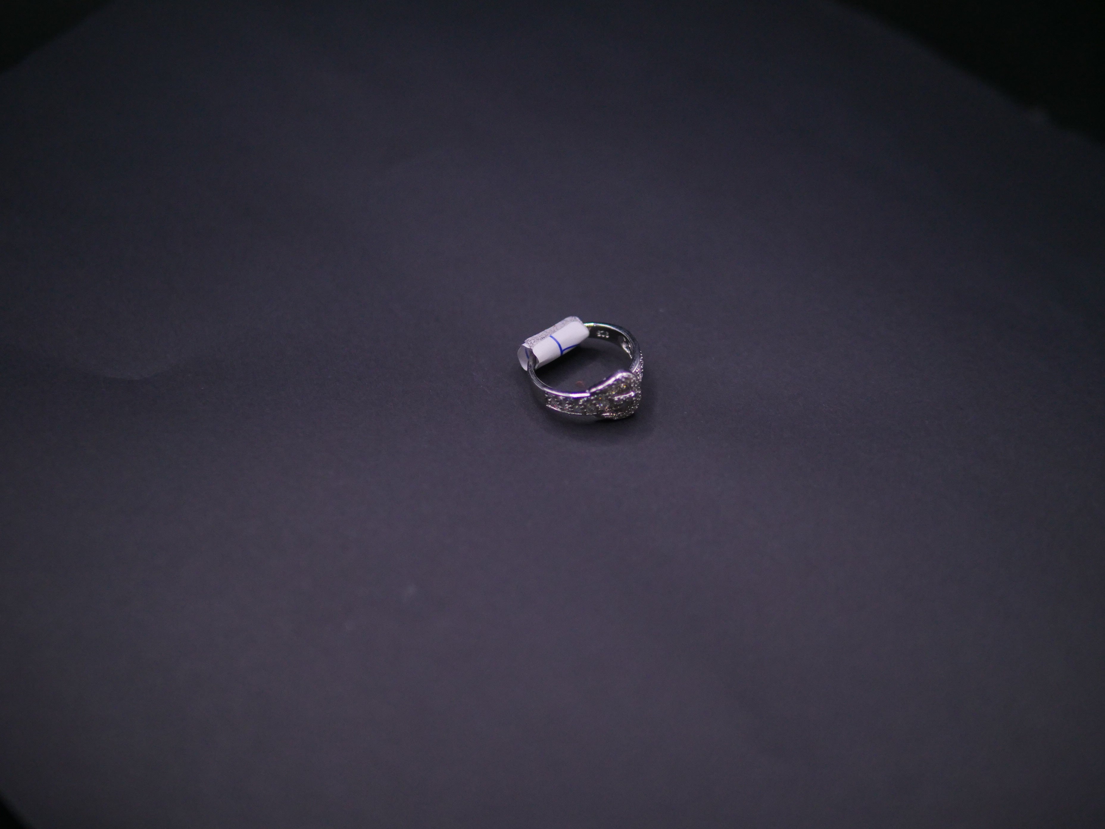 Graduated Round-Cut Diamond Band Ring In White Gold