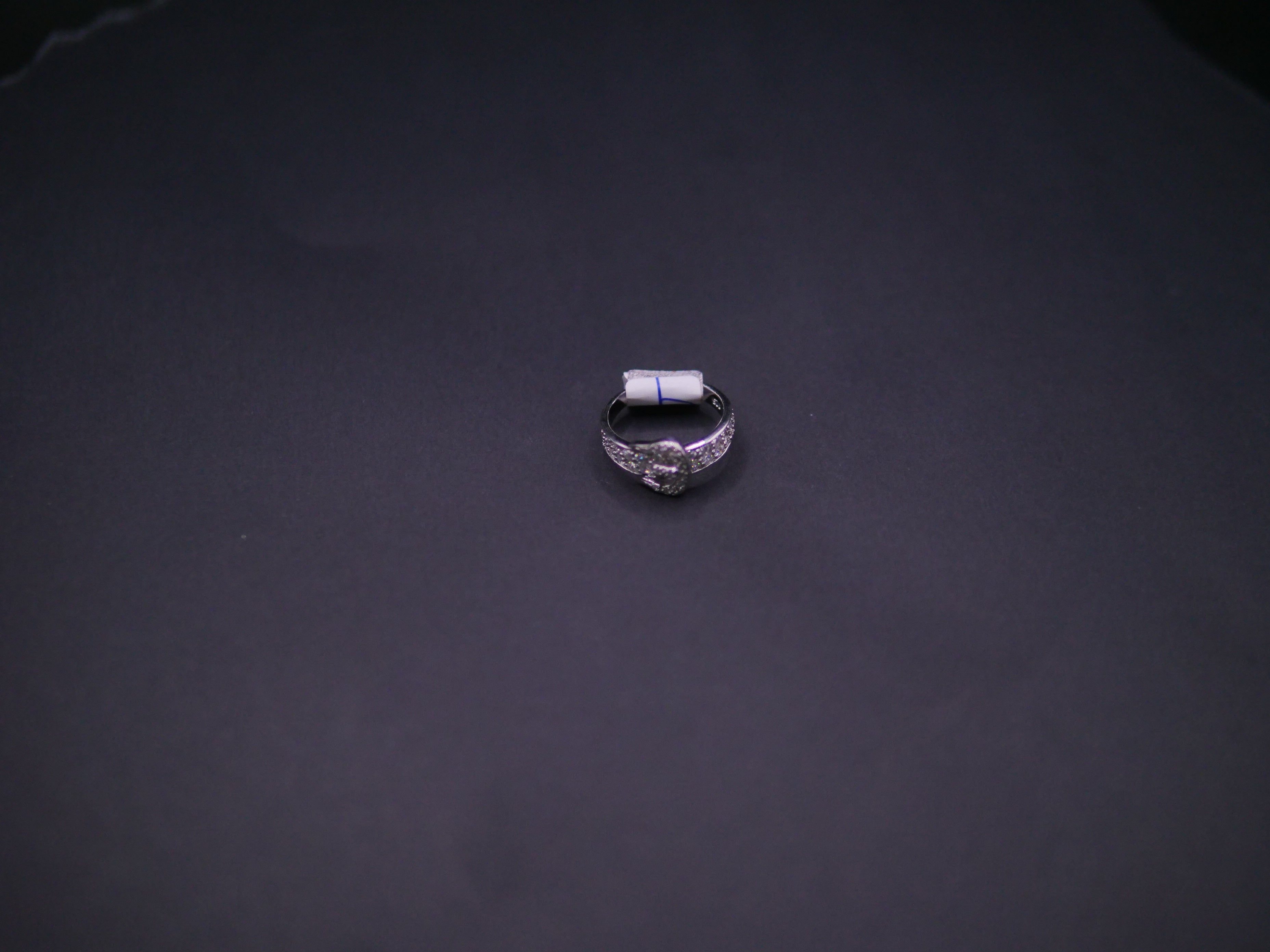 Graduated Round-Cut Diamond Band Ring In White Gold