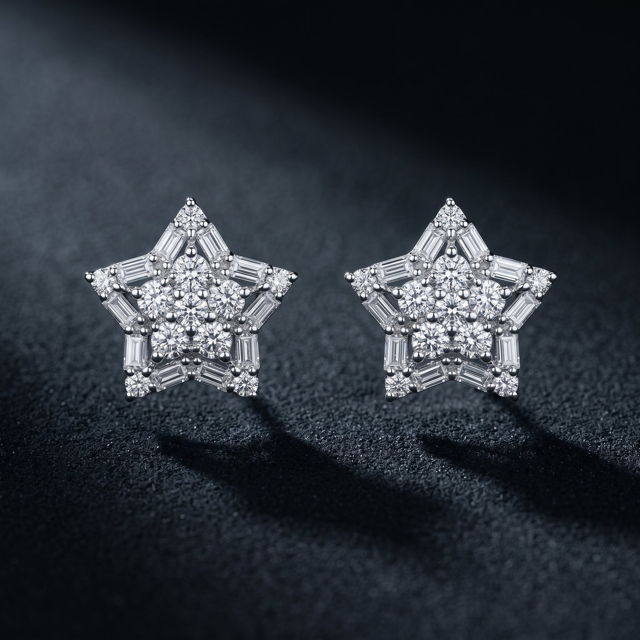 Stellara Radiance Star Stud Earrings