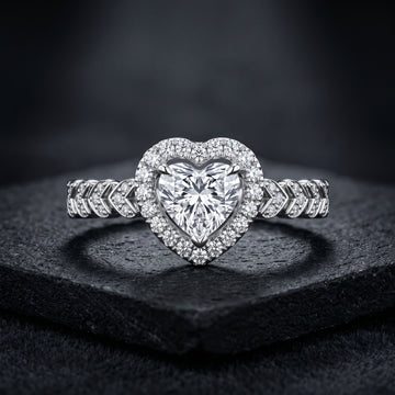 The Aurora Halo Signature Ring