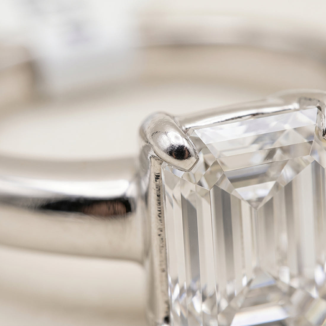 The Élan Emerald-Cut Solitaire Ring