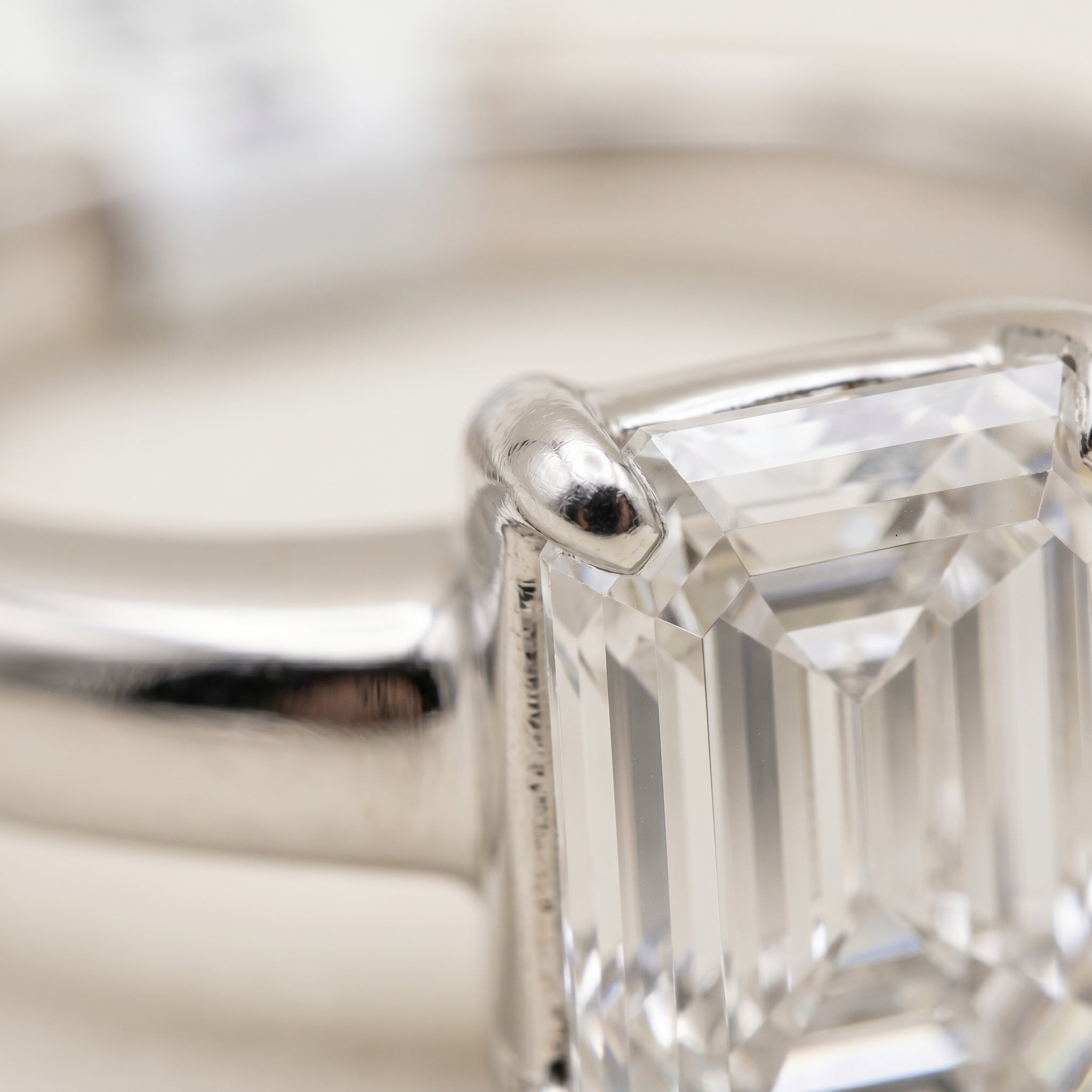 The Élan Emerald-Cut Solitaire Ring