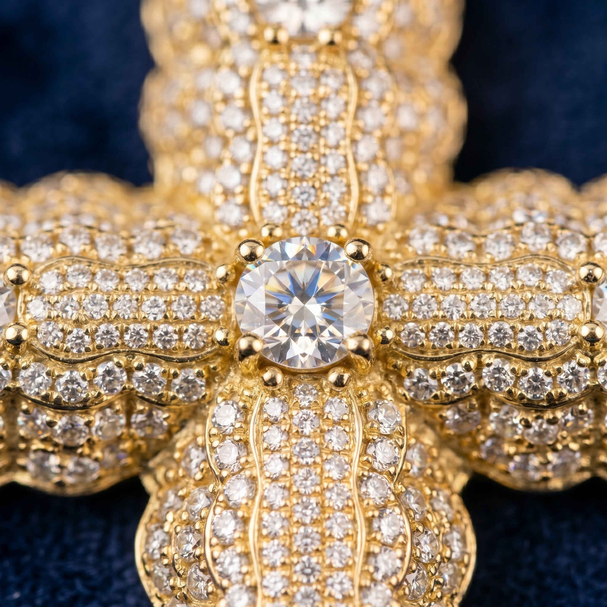 Imperial Radiance Cross Pendant