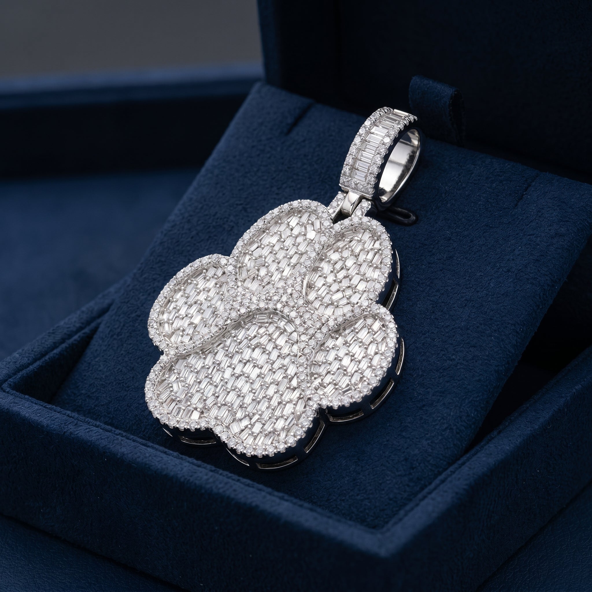 Celestia Bloom Moissanite Pendant