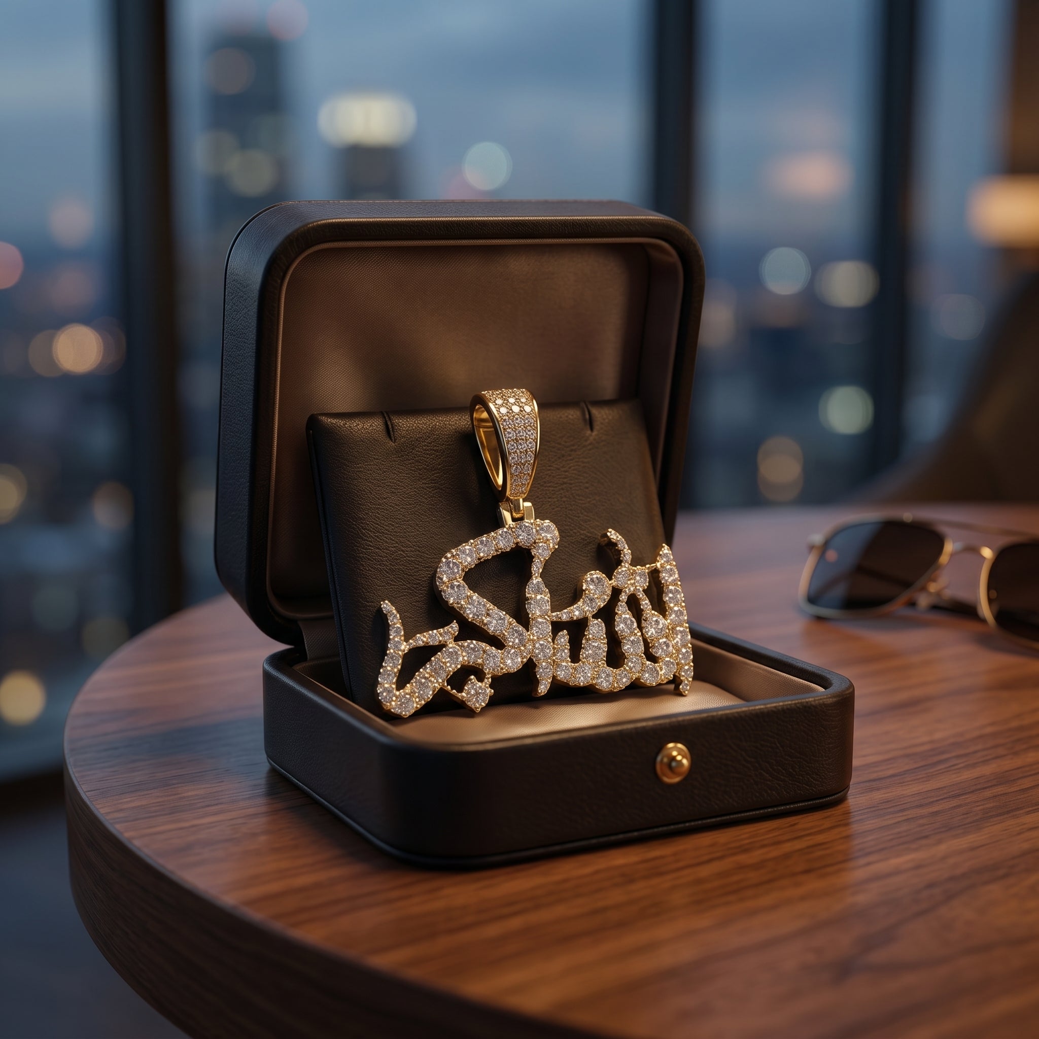 Signature Radiance Script Pendant