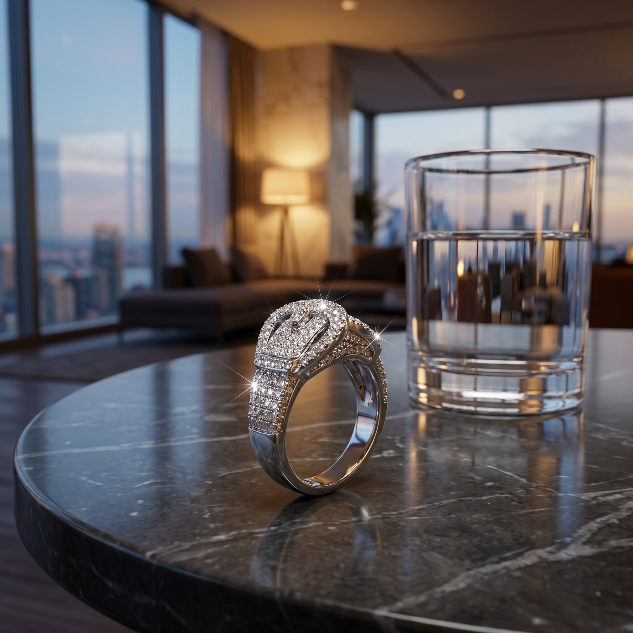 Élira Pavé Contour Ring